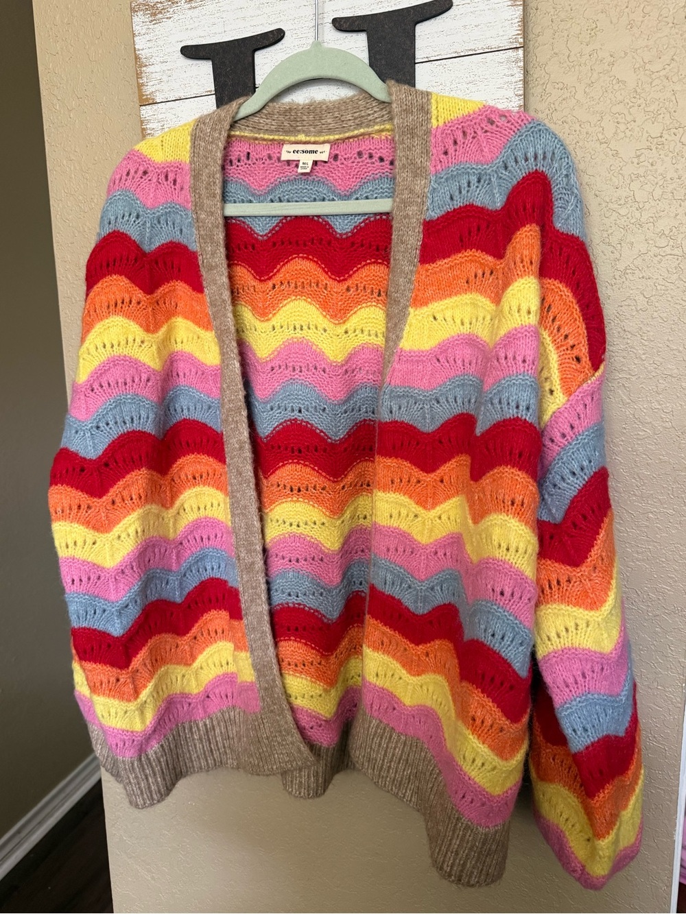 EESOME Boutique Colorful Cardigan